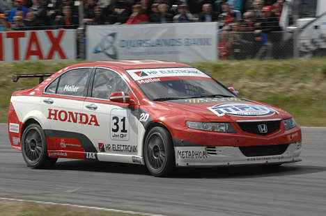 Jens Møller sikrede Hartmann Racings første pokal i år.